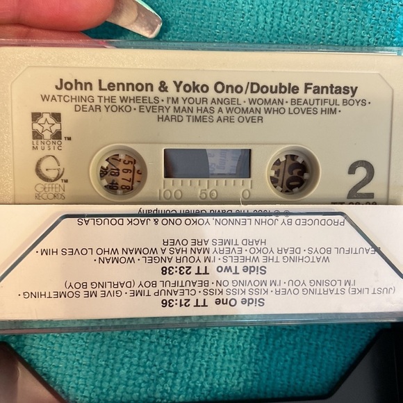 John Lennon & Yoko Ono Vintage Cassette Tape - Picture 4 of 5